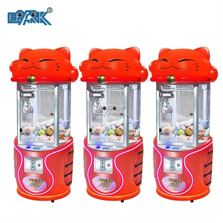 Cute Cat Arcade Game Crane Claw Machine