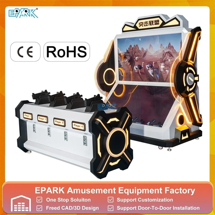Four Player Assault League Arcade Machine factory